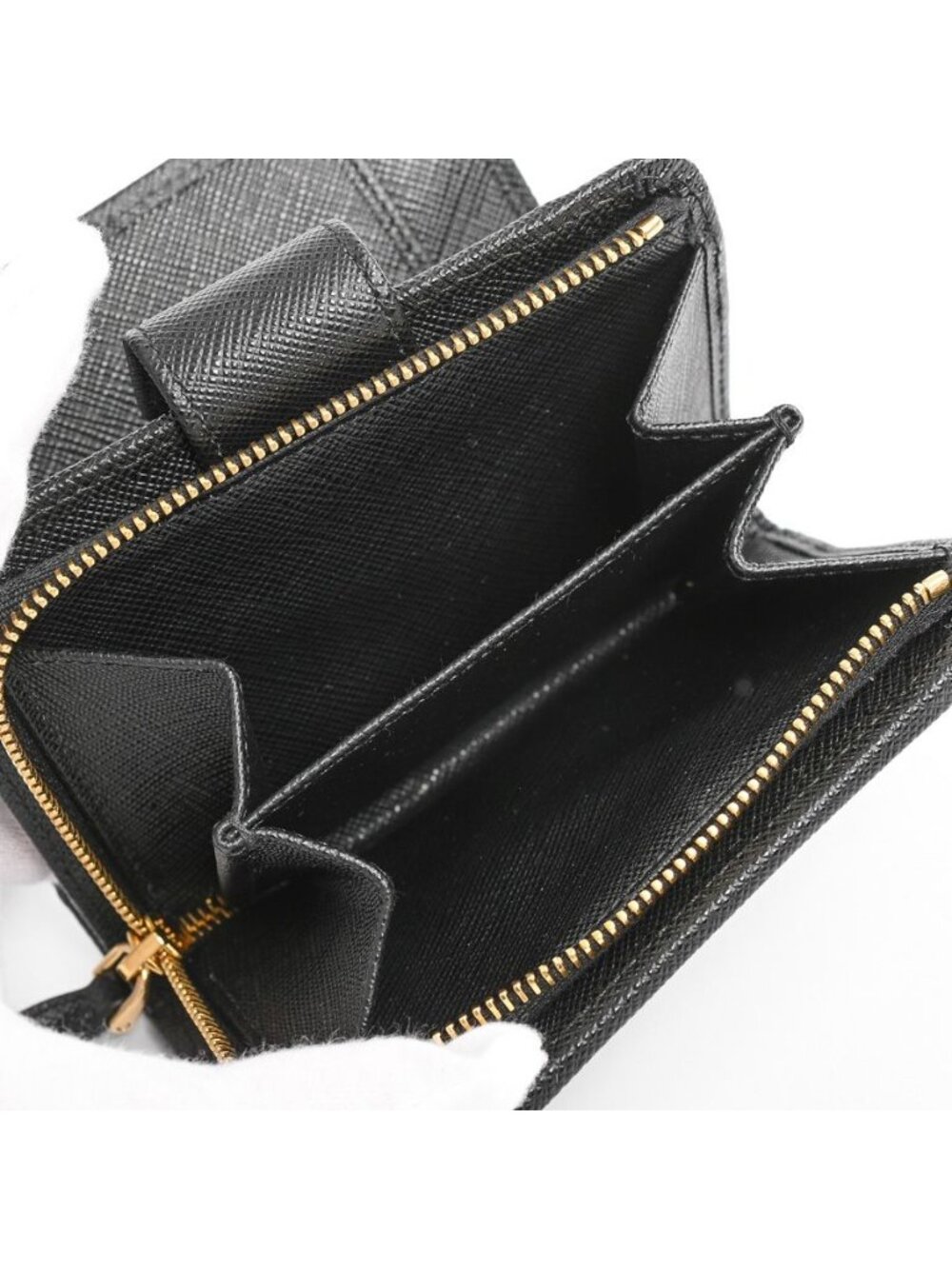 Prada Compact Wallet Triangle - Picture 6 of 8